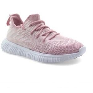 Avia Memory Foam Mixed Knit Sneakers Women's Size 7.5 Pink
